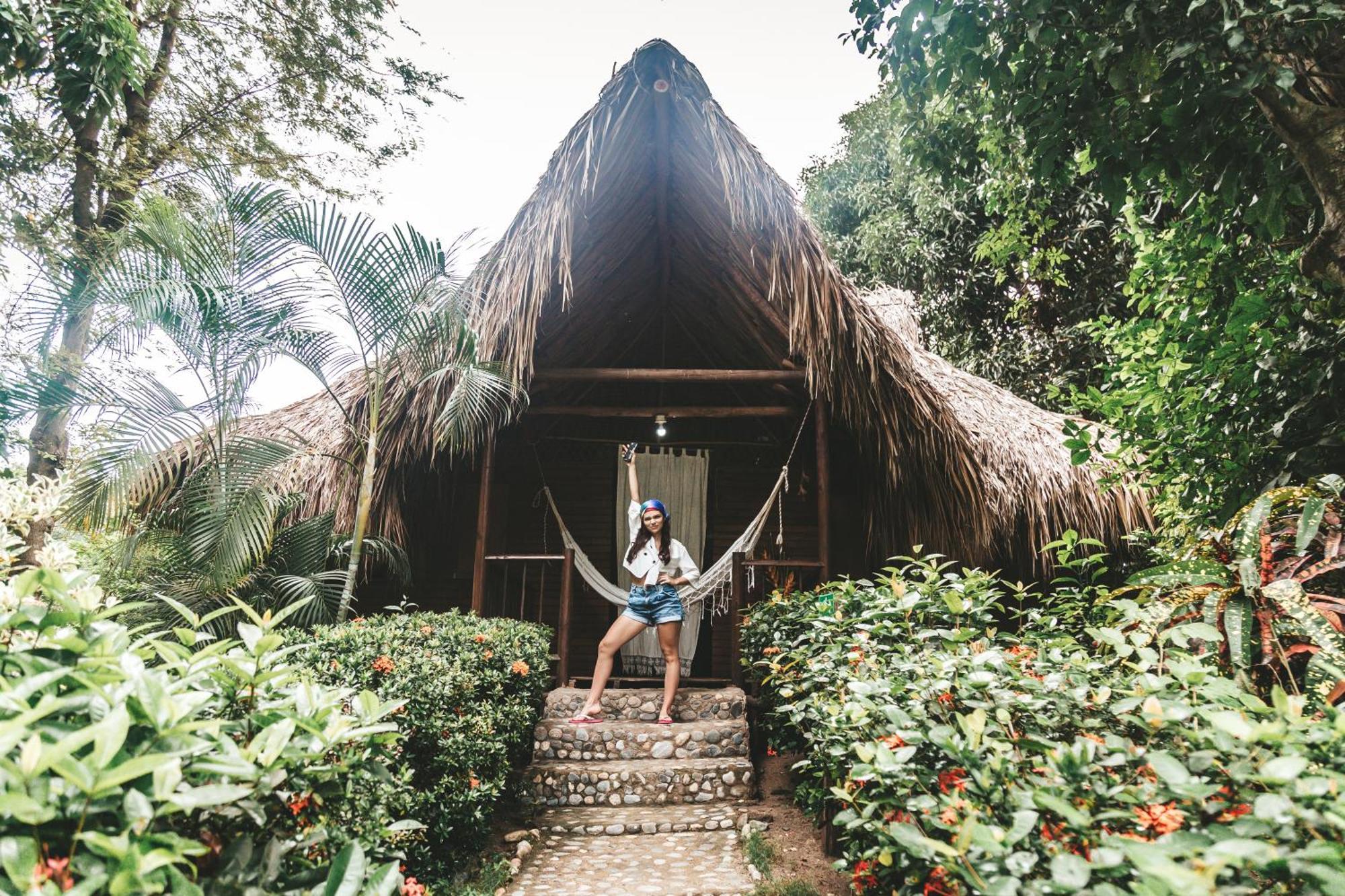 Cabana Wiwa Tayrona Лос-Наранхос Экстерьер фото